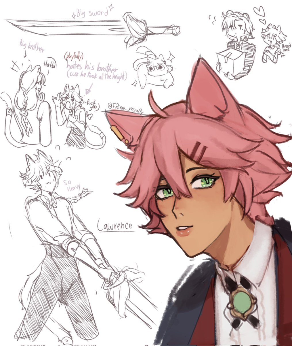 felineroyalty_'s tweet photo. [Oc] a bunch of doodles
#art #catboy https://t.co/SP8iujNTwN