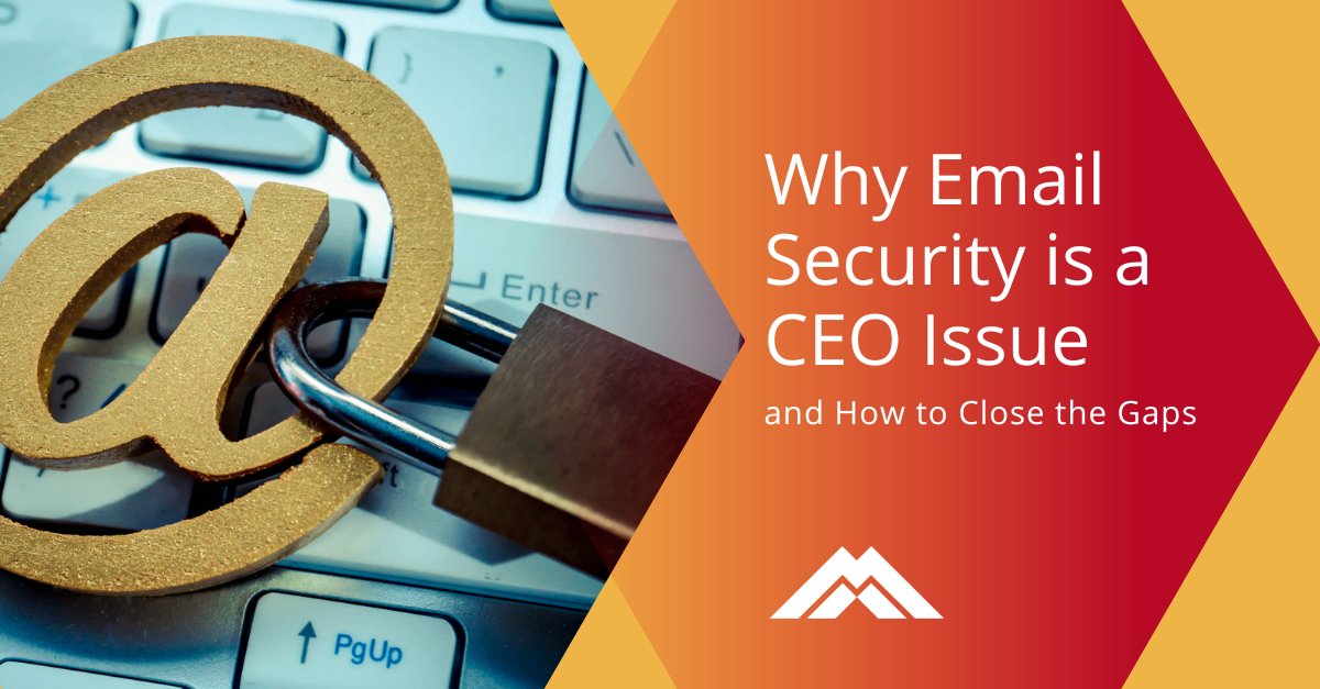 MicroAge's tweet image. Email is still a very present and necessary reality for nearly every organization. Here are some tips to ensure your #emailsecurity program is adequately safeguarding you from the latest threats. ow.ly/5vkV50P4C77

#cybersecurity #emailprotection
