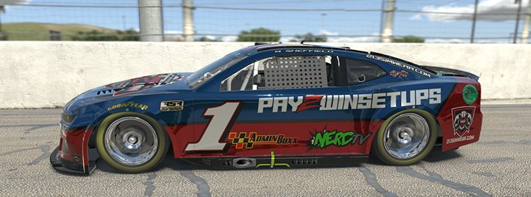 SJREsports's tweet photo. Boss man coming out looking sharp for part 2 of the 2023 season!!!! 🔥🔥🔥🔥🔥🔥🔥🔥 @SheffieldGraphs @pay2winsetups @Nerditudes @213simwear @EvoRacingLeague #adminboxx #nascar #simracing #iracing https://t.co/TdQat5Ogxn