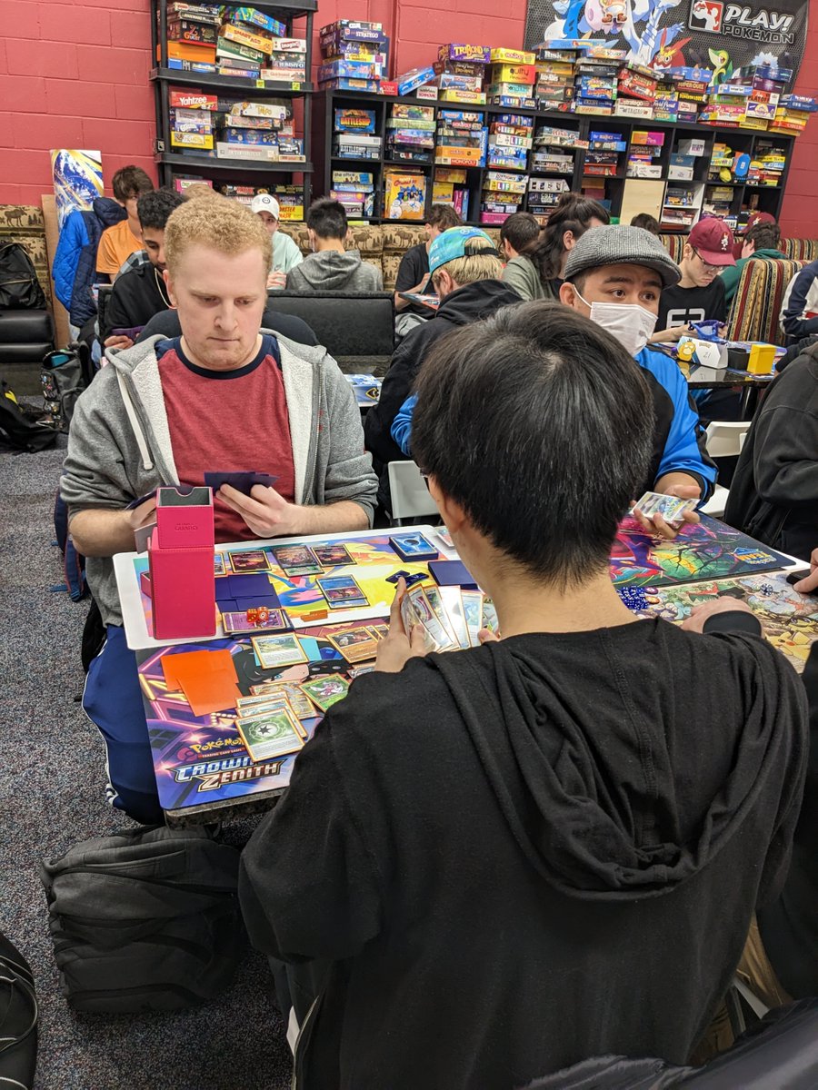 Hey Pokemon Players! Next Tuesday we'll be hosting our July League Challenge!
 
 🔴 When: Tuesday, July 11th at 7PM SHARP (arrive early!)
 🔴 JUNIORS: $5 entry
 🔴 SENIORS &amp; MASTERS: $10 entry

Prizing TBA - Stay tuned
Decklists are required for this event, standard format decks!