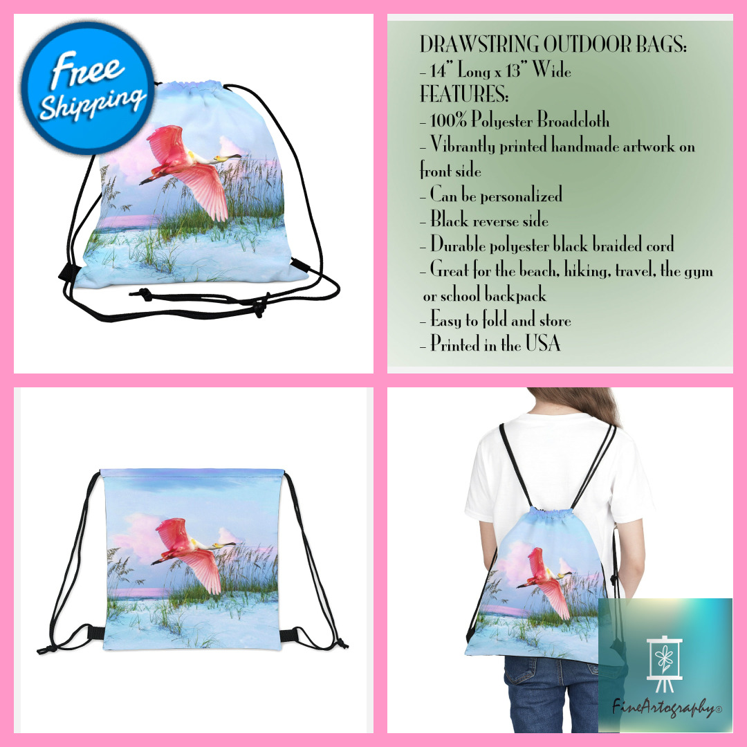 lauradyoung_d's tweet image. Your nature loving family and friends will love these drawstring backpacks featuring my original artwork of a roseate spoonbill.#DrawstringBackpack #OutdoorBag 
Buy here:
etsy.com/listing/119564…