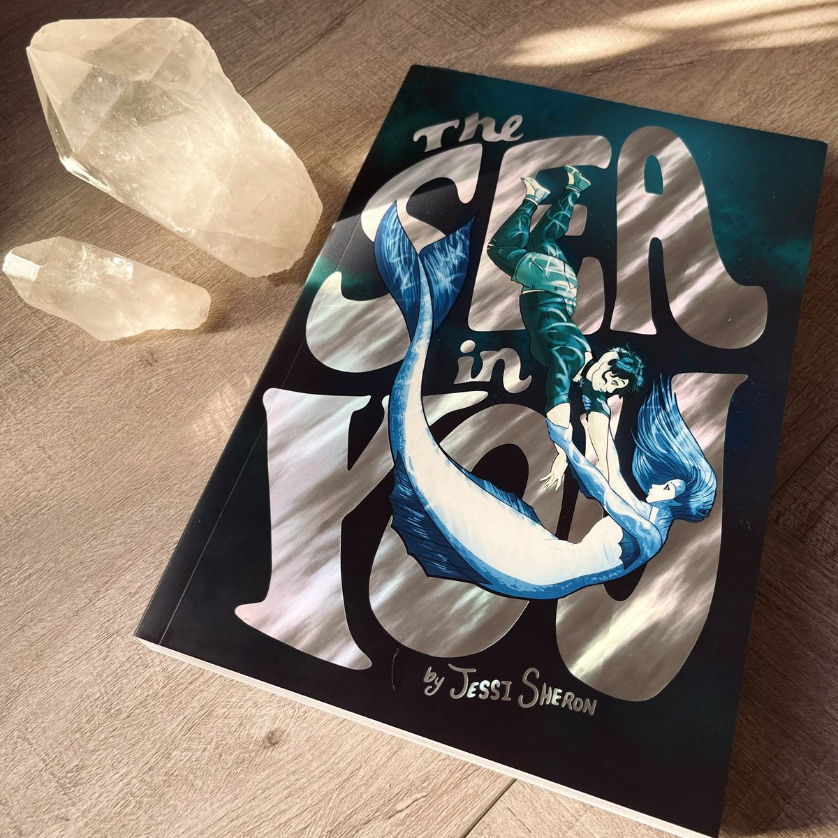 My preorder for The Sea in You arrived today from Bookshop. The cover is gorgeous, I wasn’t expecting it to be so shiny! If you love mermaids and everything sea themed then check it out! @JessiSheron is such an awesome artist so go buy her book!