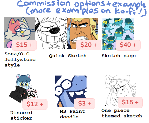 •All orders are done through Ko-fi and Ko-fi DM's!
•Please check there or my trello page for availability and queue!
Carrd/TOS: cindorkcomm.carrd.co
Queue: trello.com/b/doejqPxb/act…
Order: ko-fi.com/cindork/commis…