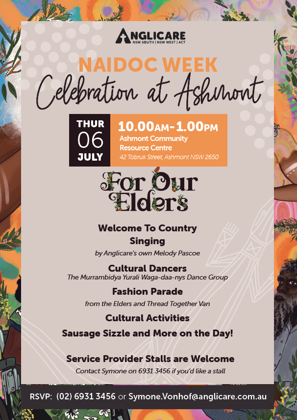 Join us today at Ashmont Community Resource Centre for our NAIDOC Week celebration! We can't wait to see you there 🖤💛❤️ #NAIDOC2023