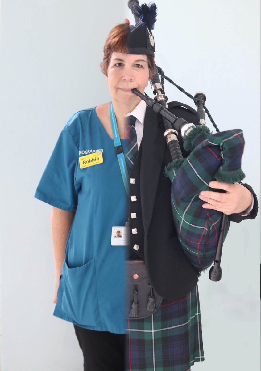 bedfordhospital's tweet image. Robbie Barrett works as CT Modality Lead at Bedford , and outside of work has been playing the bagpipes for about 10 years.

“I played for the War Widows Association of Great Britain at the Cenotaph on Remembrance Weekends as well as the Queen’s 90th birthday parade." 

#NHS75