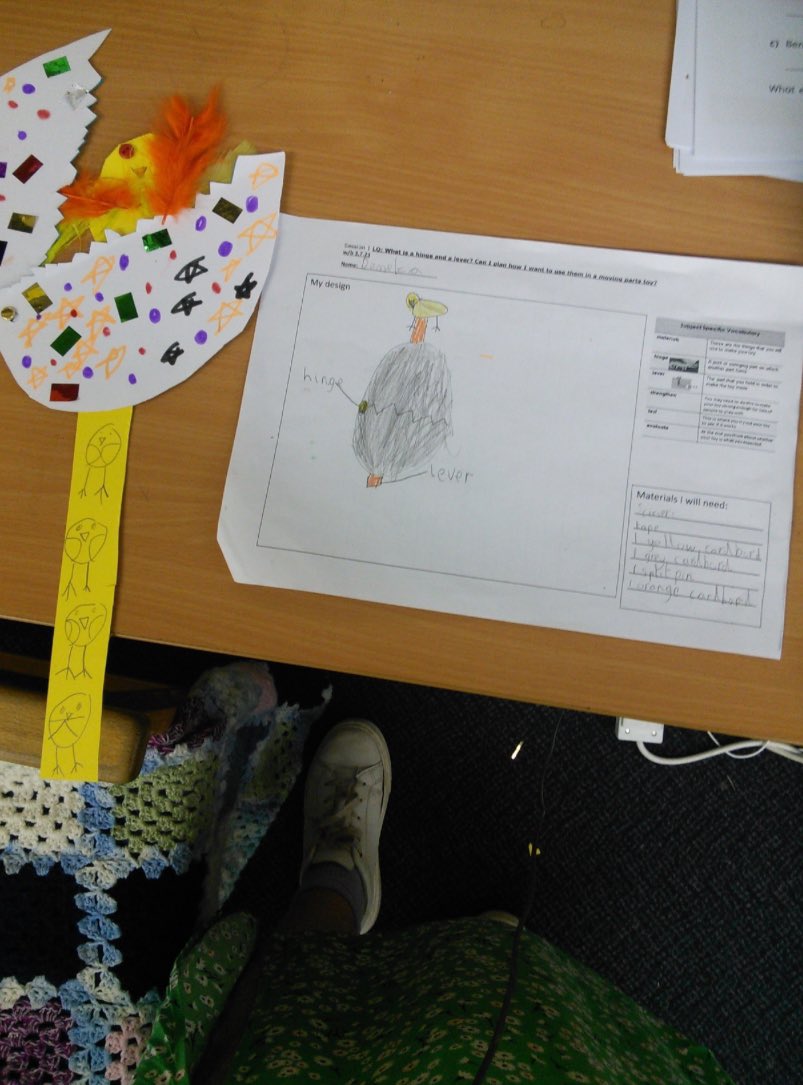 EpicExminster's tweet photo. Year 1 have enjoyed their DT project. They have designed and made their own moving toy. https://t.co/hCsvQbI9cu
