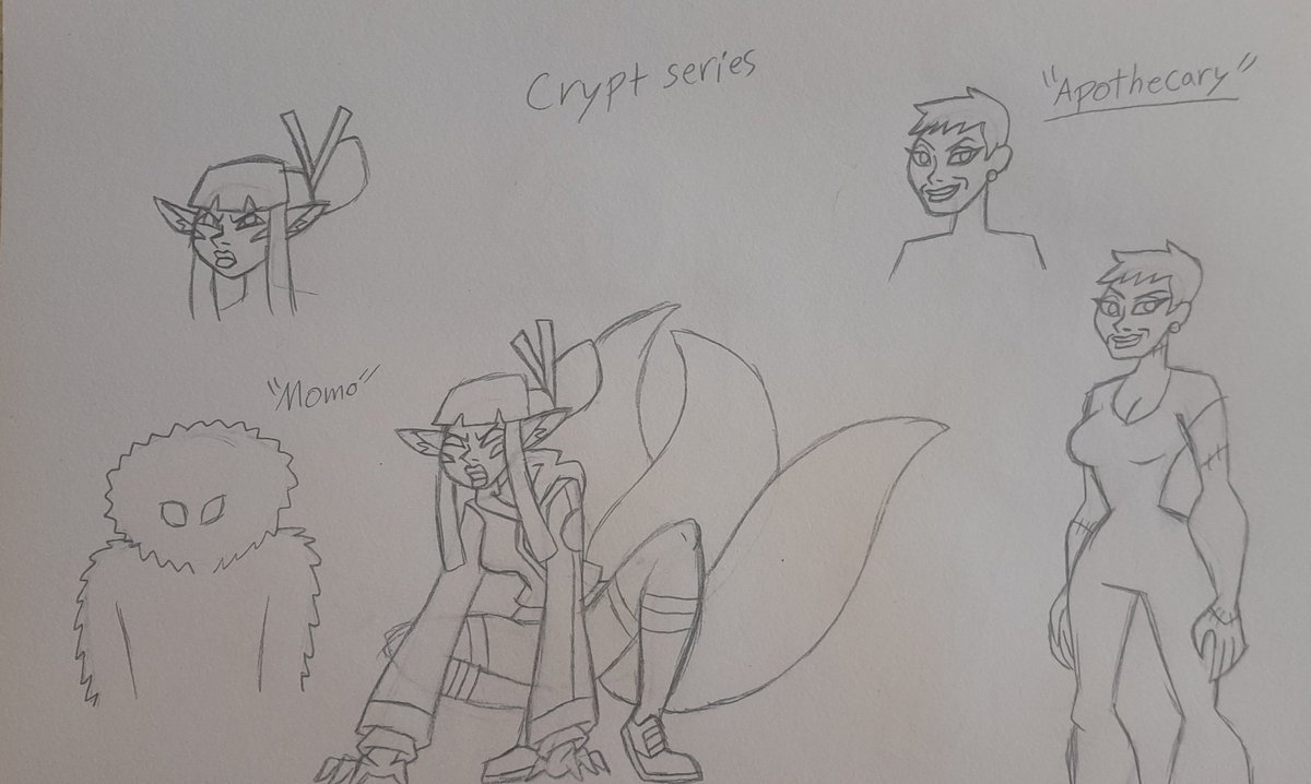 Quintonhale6's tweet photo. Cryptid series, more pics #cryptozoology #cryptidcreature #cryptid #kitsune #MOMO https://t.co/mmb6B6JR39