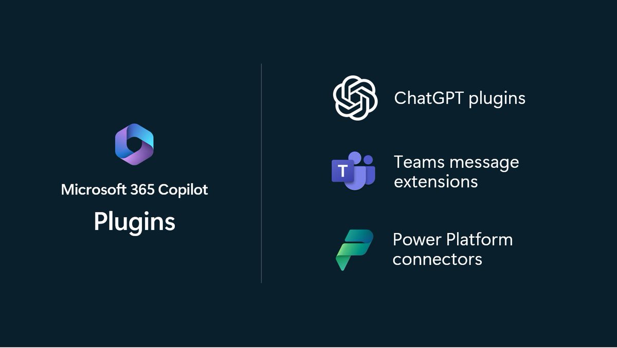 At #build2023, we announced that developers can now use plugins to integrate their apps and services directly into Microsoft 365 Copilot and reach hundreds of millions of people where they work every day. I sat down with <a href="/RHowardmsft/">Rob</a> to learn more youtube.com/watch?v=_SWEZ6…