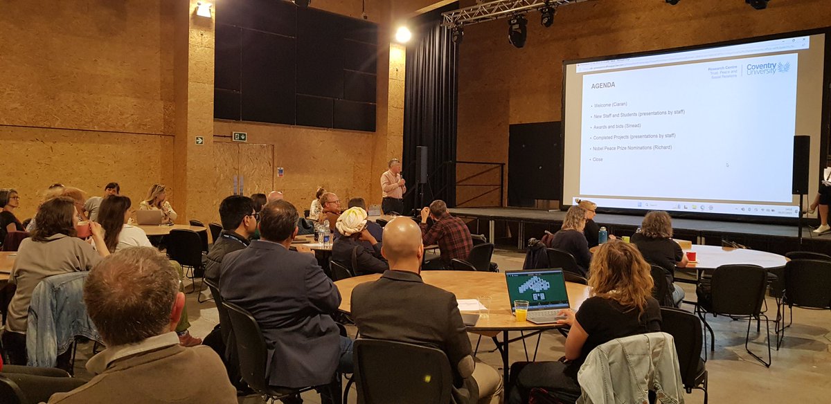 RISINGforum's tweet image. Great to be with colleagues today from @CTPSR_Coventry @CovUniResearch with @ciarandevane hearing about work with @RethinkingSecu1 and @davidmanus, living on the #breadline @ChrisShannahan, @FabLabCov and research in #Cameroon @NAnnan_dr - thanks to @FargoVillage for the welcome