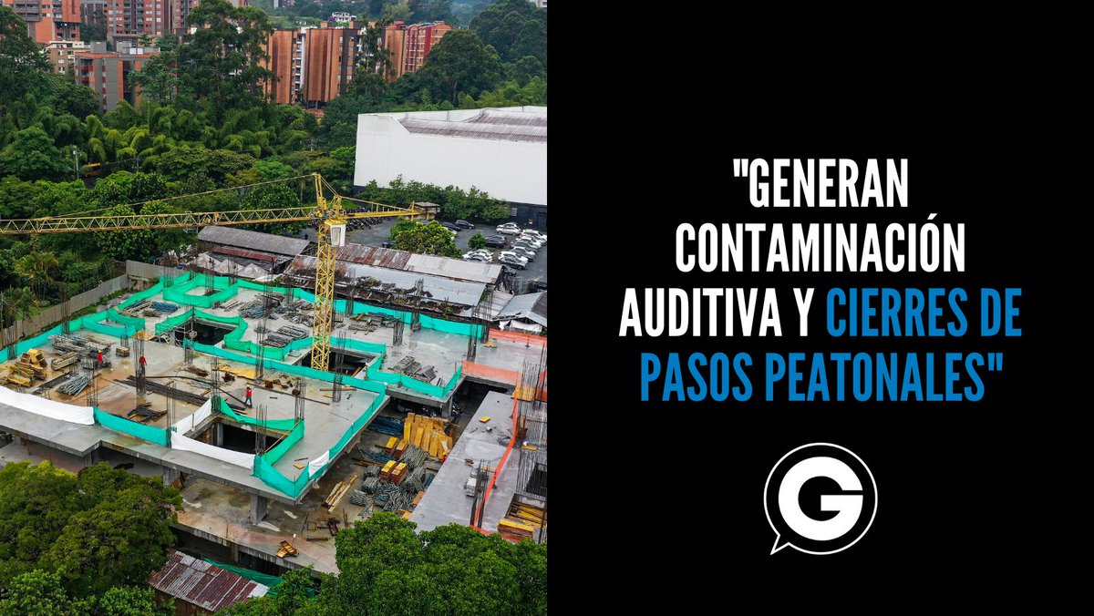 🚧🏗️ Las quejas por parte de los residentes del sector de la <a href="/IUEOficial/">Institución Universitaria de Envigado</a> no cesan. El ruido, la contaminación y los problemas de movilidad son las principales protestas sobre esta obra. ¿Para cuándo estará el nuevo bloque? →  rb.gy/1twm5