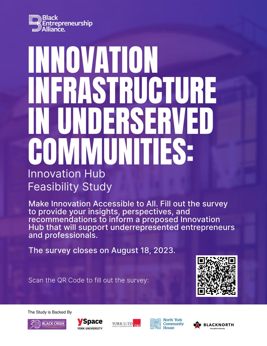 As a valued member of our community, your insights and perspectives are crucial in shaping this exciting initiative. To ensure the innovation hub meets the needs and aspirations of our community, we invite you to participate in a short survey! docs.google.com/forms/d/e/1FAI…