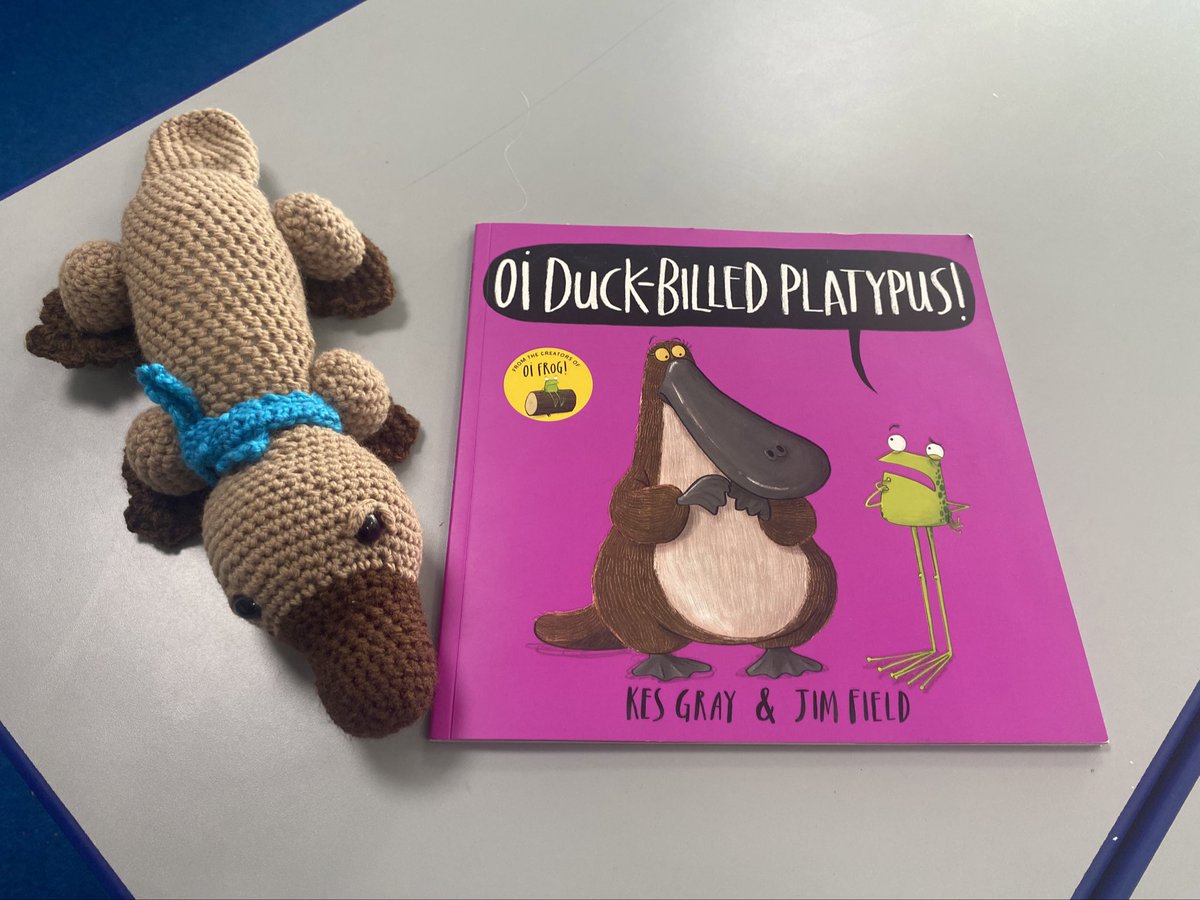 For those of you who eagerly await the announcement of my new class animal name each year, it’s Duck Billed Platypus Class next year … totally their deciding with impressively convincing links to our learning behaviours! Meet Pete the Platypus! 🤣 @nikkigamble @Bonzetta1