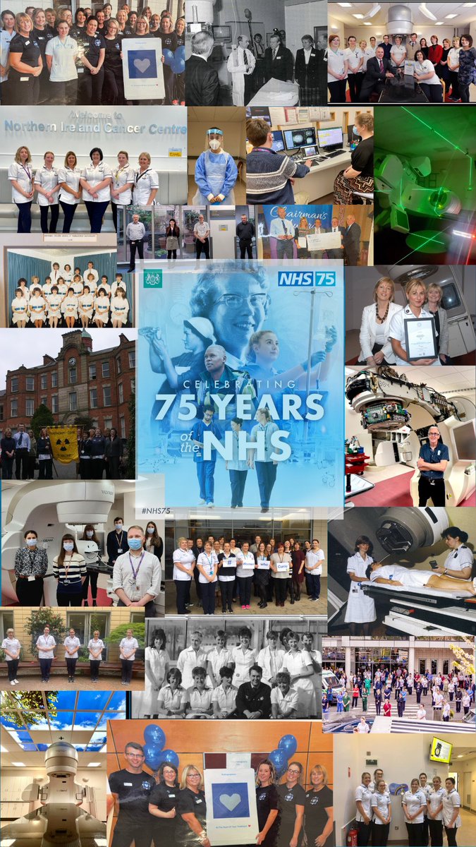 Today we celebrate 75 years of our amazing NHS! 

As part of the NICC BeamTeam we are proud to be a part of the #Radiotherapy workforce

Always evolving, adapting & innovating to deliver compassionate patient centred care

#NHS75 #NICCBeamTeam #HSC75 #throughtheyears