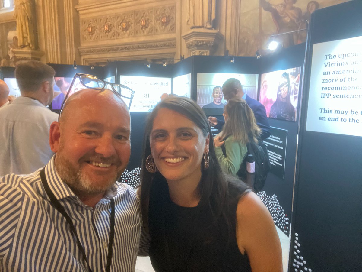 Great event at Westminster to raise awareness on the injustice of the #IPP sentence. Well done @formybr0ther & the @UNGRIPP team, it was great to meet Andy Morris and Sarah in person & also great to finally meet @andyaitchison. Please support Donna, UNGRIPP and the team 💙👊🏻💙