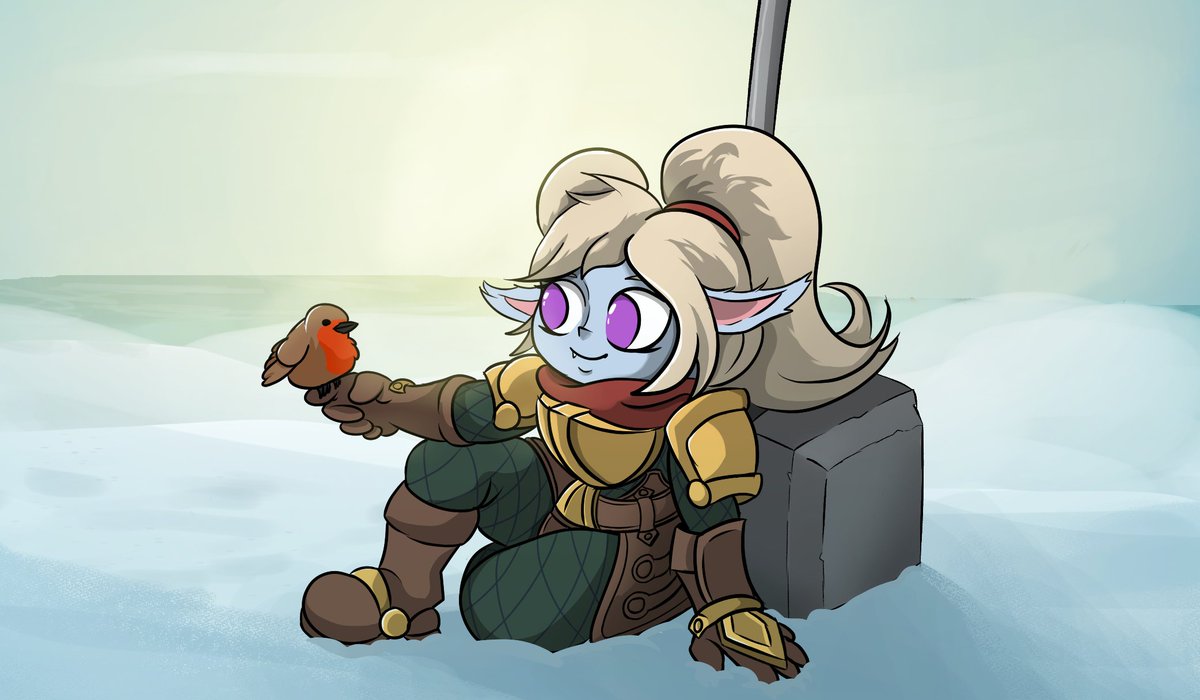 Gooblino's tweet photo. Poppy #poppy #LeagueOfLegends https://t.co/rLQVdvD9Dl