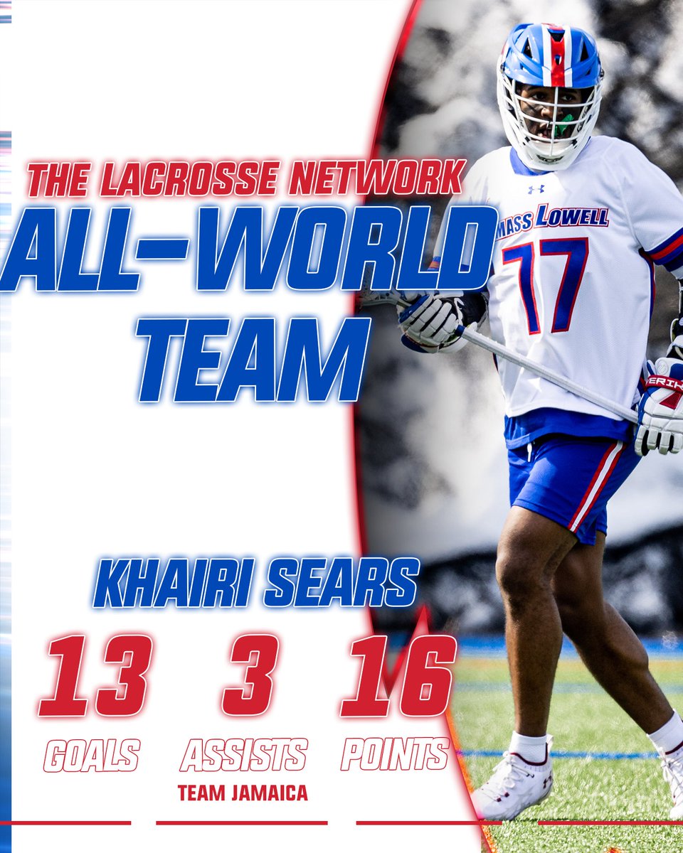 𝘼𝙇𝙇-𝙒𝙊𝙍𝙇𝘿 𝙈𝙄𝘿𝙁𝙄𝙀𝙇𝘿𝙀𝙍 😤

Congrats to Khairi on being named to The Lacrosse Network's All-World Team!

#UnitedInBlue | #AEMLAX