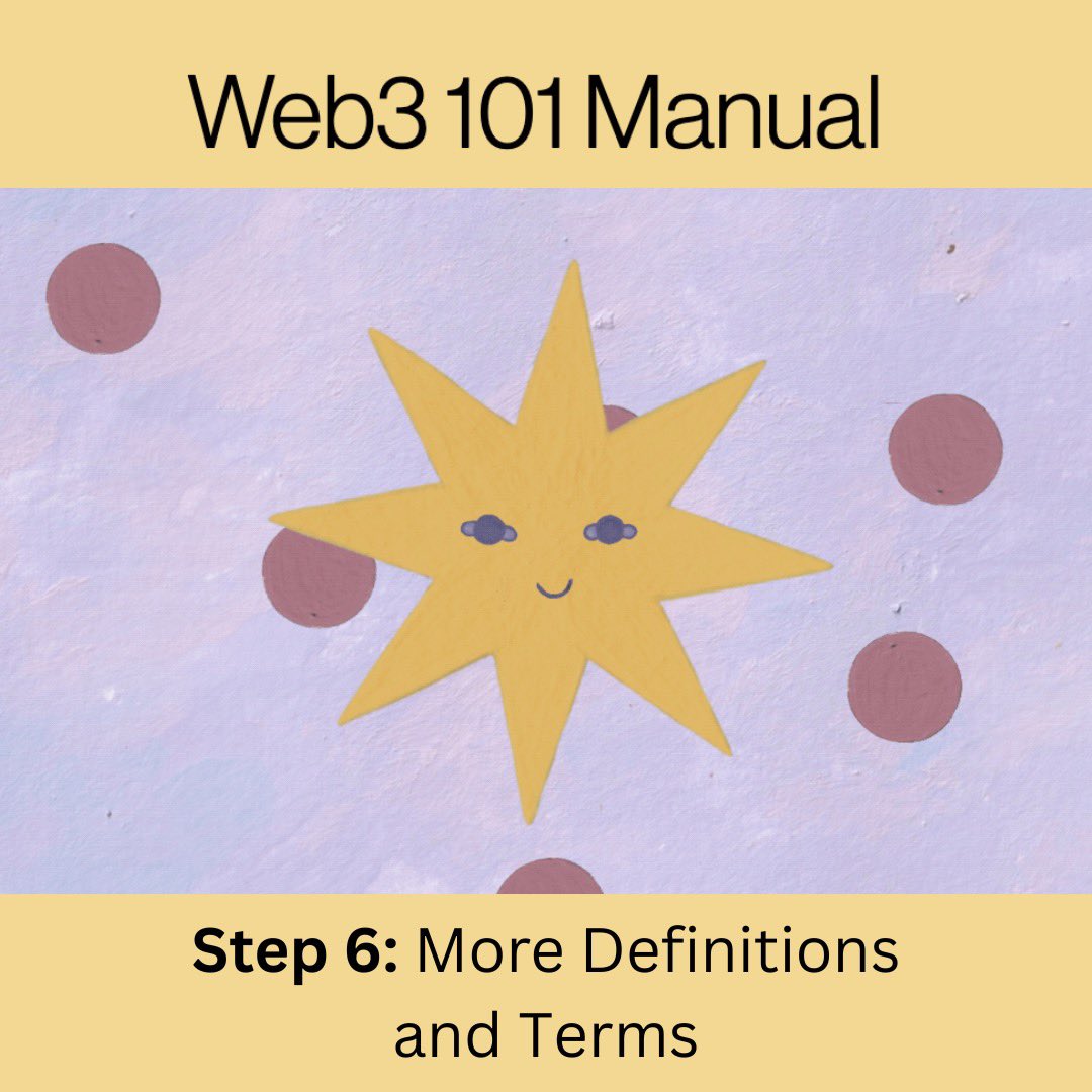 EQ Issue 005: Web3 Manual

‘Step 6: More Definitions and Terms
Guide: To Help you Navigate Through the Web3 Community.’

There’s a lot of confusing language in web3, here’s the last step to guide you on your journey through it! 

Full manual: eq.house/web3-101/artic…