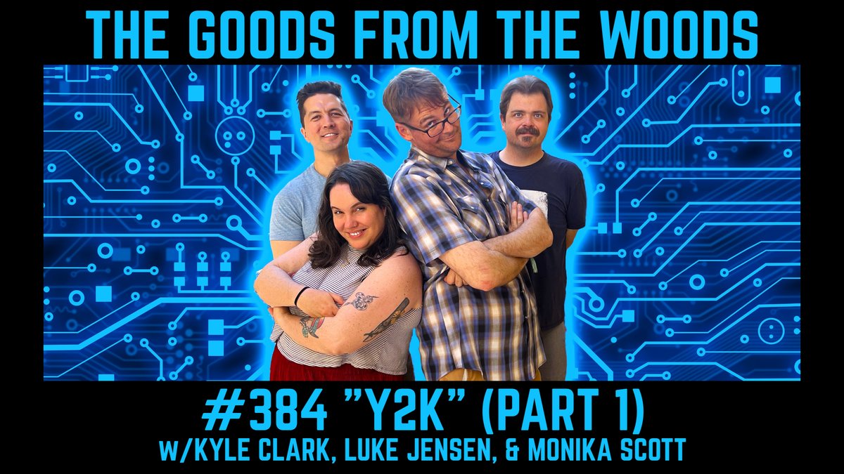 TheGoodsPod's tweet photo. TODAY! We're taking another trip back in time for Part 1 of our year 2000 retrospective with some of our all-time favorites: @KyleClarkIsRad, @LukeFJensen, and @MightyMonika! Grab a front row seat for the explosion of Nelly and the implosion of the "Dot Com Bubble". Lynx-N-Reply! https://t.co/DK8p8gr4bx