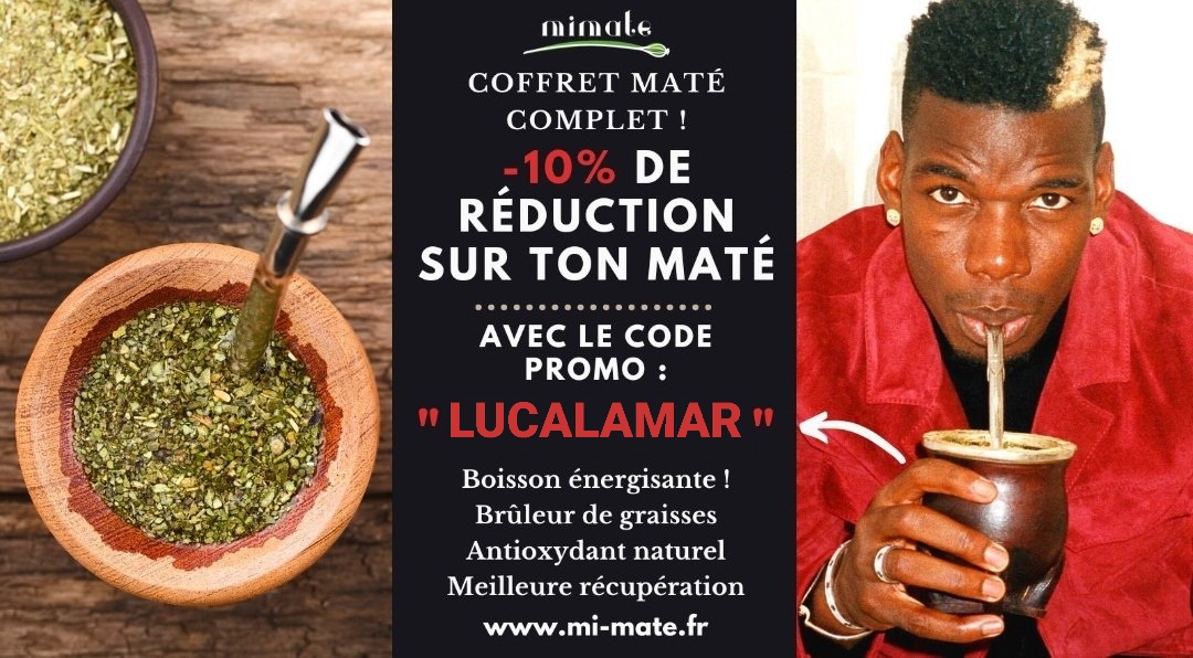 Tous ces dramas dans la commu en ce moment, c'est épuisant... que diriez-vous d'un petit maté pour vous requinquer ? 😉

Notre joueur <a href="/Lucalamaar/">Lucas</a> et son sponsor vous offre 10% de réduction ! #HealthyDrink