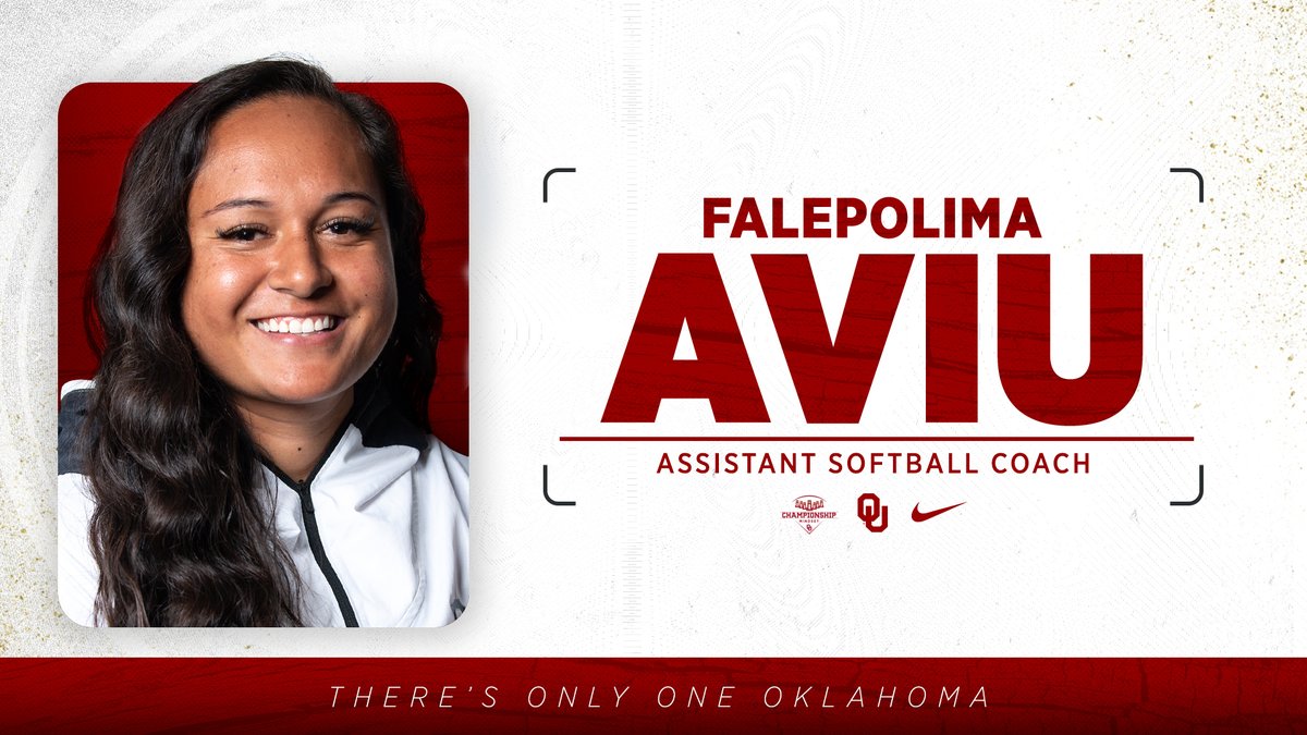 𝐒𝐡𝐞'𝐬 𝐛𝐚𝐜𝐤.

#Sooners add alum @fale_aviu to coaching staff.

» bit.ly/3JMQHAd | #ChampionshipMindset