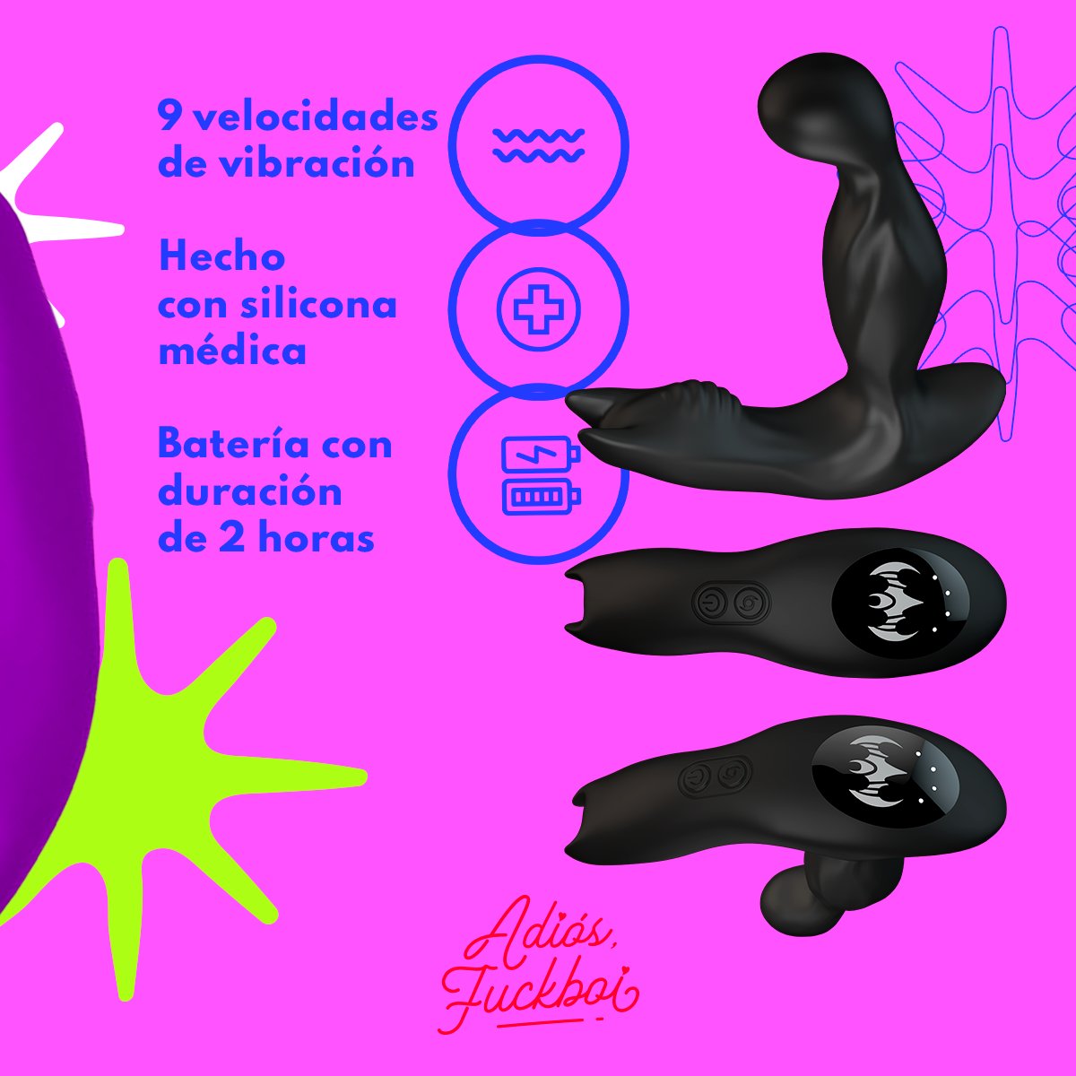 adiosfboi's tweet photo. Bats es nuestro estimulador estrella enfocado en el Punto P y perineo: doble sensación de placer simultánea 👁🫦👁

Pídelo aquí https://t.co/kx8dOtlUfJ https://t.co/6Io933fO9D