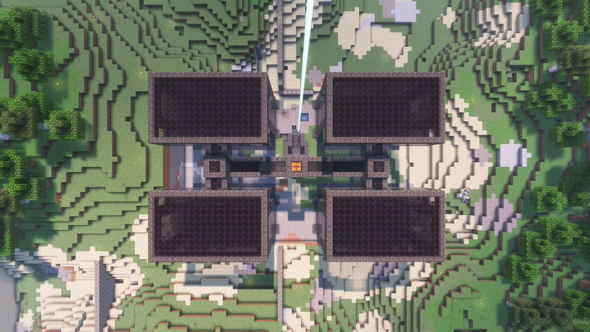 TheNev2847's tweet photo. Finished my first ever entirely original farm design in #Minecraft! Its a Drowned Farm inspired by @iskall85's #HermitCraft  S6 Guardian farm. Built on #BabylonMC.
Took me about a week, most of the time was spent farming amethysts for the glass and draining the river. https://t.co/3x5qmiDRSY
