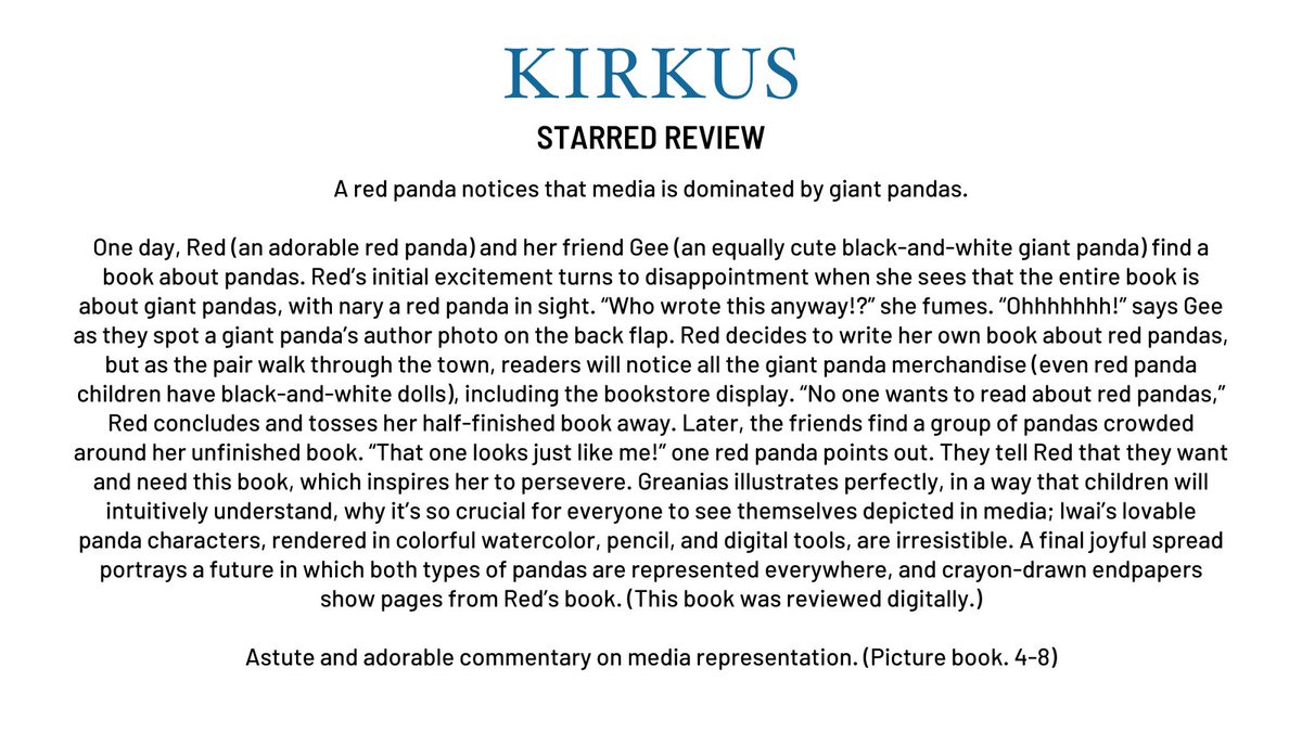 Achievement unlocked: My upcoming picture book  from <a href="/SourcebooksKids/">Sourcebooks Kids</a> with #MelissaIwai HOW THIS BOOK GOT RED received a ⭐️ from Kirkus! 

Pre-order from <a href="/LindenTreeBooks/">Linden Tree Books</a> + get a limited edition print: bit.ly/HTBGRprint

#edutwitter #REPRESENTATIONMATTERS #librarians