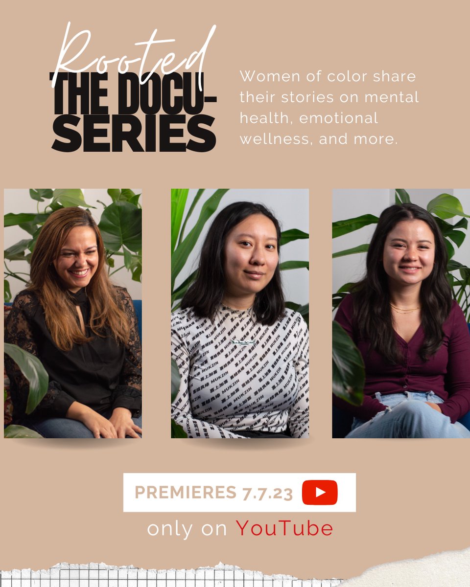 🌱 Exciting News! 🎥🎉

We are thrilled to announce that Season 2 of Rooted: The Docu-Series will premiere on 7.7.23! 📅✨ 

Head over to YouTube.com/@WittedRoots and hit that subscribe button to stay tuned ❤️

#BIPOCMentalHealthMonth #MentalHealth #MentalHealthAwareness