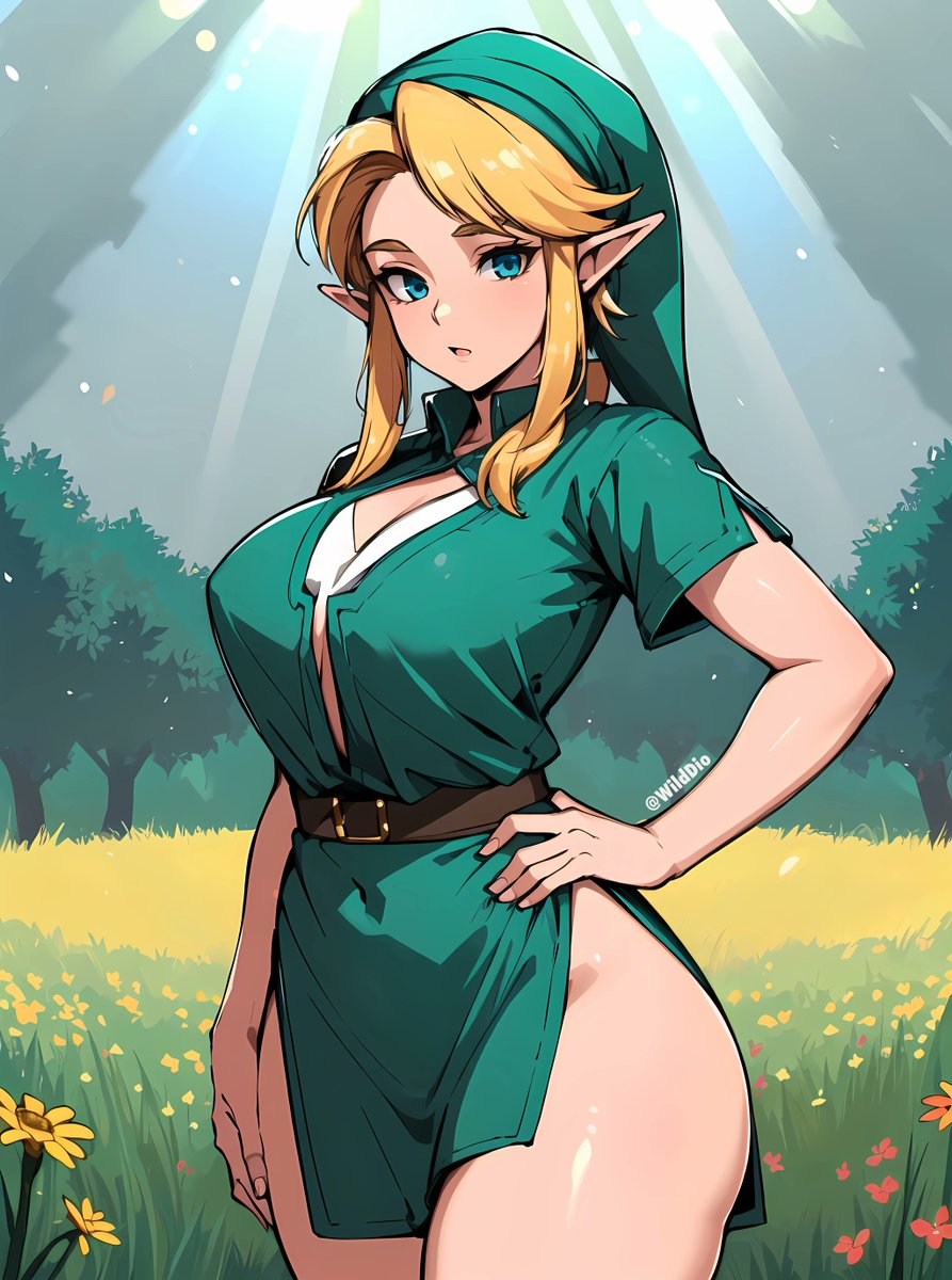 WildDio's tweet photo. ”HYAA! HEY! HYA!”
#Link #femaleLink #LegendofZelda #gaming #AIArt #gaming https://t.co/pNnXL3cM85