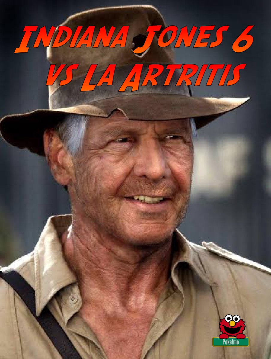 Pokelmo23's tweet photo. Comienzan las Filmaciones para una Nueva Película de Indiana Jones en 2030 🤠🍿🤣 #Cine
 #IndianaJones #meme #IndianaJonesAndTheDialOfDestiny #IndianaJonesTH #comedia https://t.co/u79oGGOvl0