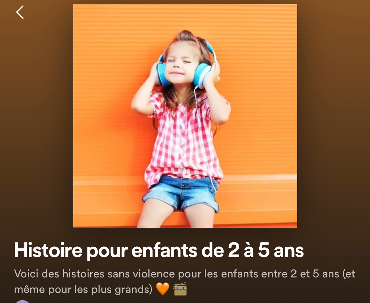 Si vous avez Spotify, voici 1 playlist d’histoires pour les + petits ! Pas de violence, rien d’effrayant ! Idéal pour les 2/5 ans ! N’hésitez pas à sauvegarder la playlist qui pourrait vous être bien utile pour les départs en vacances 😂🫶🚗🚊
Le lien ⬇️
open.spotify.com/playlist/0yvrZ…