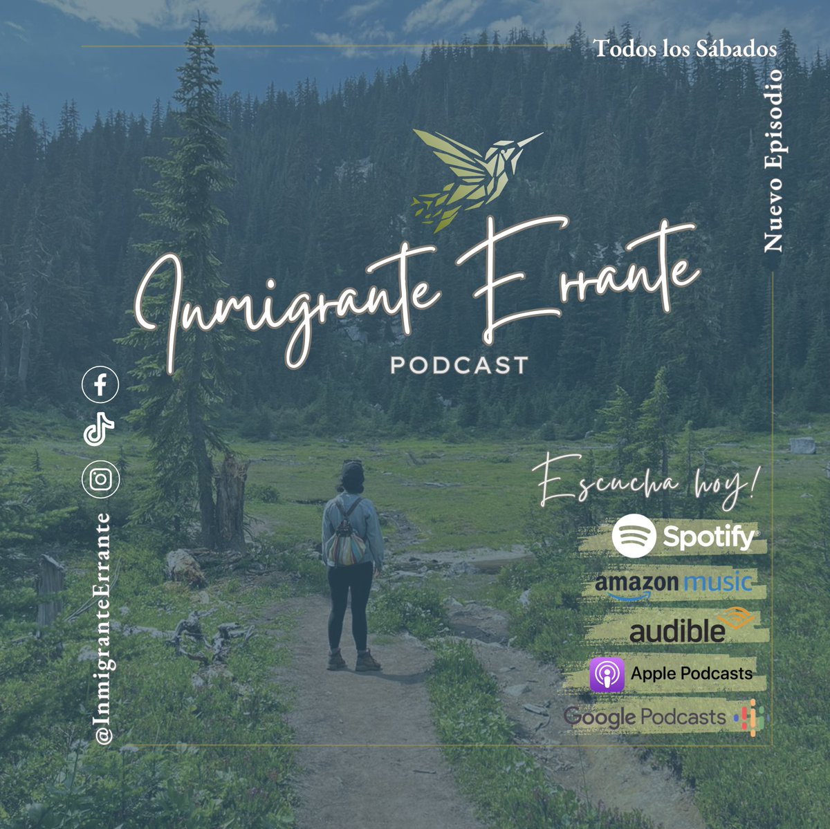 veryvero300's tweet photo. Que emoción y que vulnerabilidad lanzar un proyecto así de personal, pero como no compartirlo! ✨🍾 Les presento: Inmigrante Errante 🎙️Podcast
Escucha hoy 👉🎧 https://t.co/MpVFMHULkt
#Podcast #InmigranteErrante #Entrevistas #Spotify #Audible #amazonmusic #Applepodcasts #Viral https://t.co/4H6URuTiCM