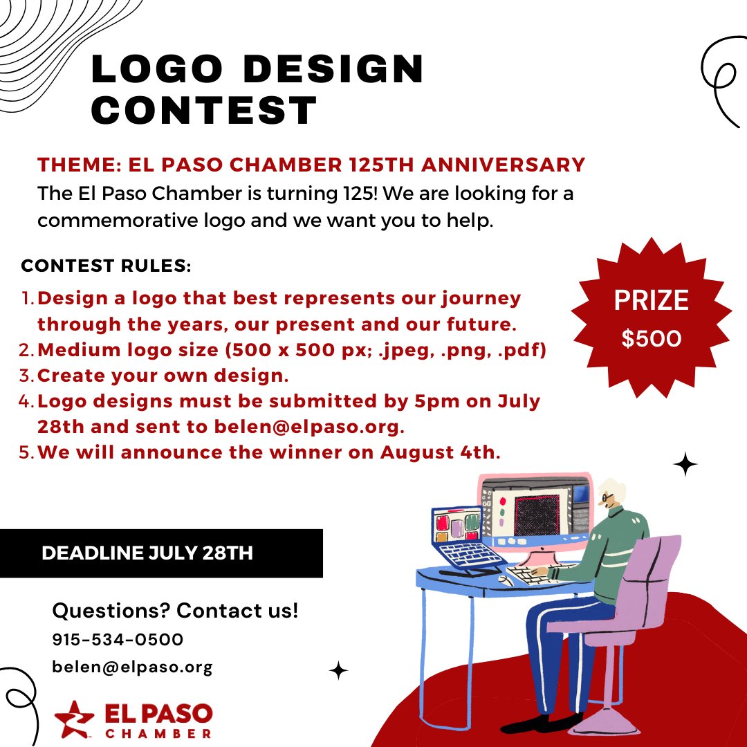 El Paso Chamber on Twitter "🗣️Calling all creatives! Logo Design