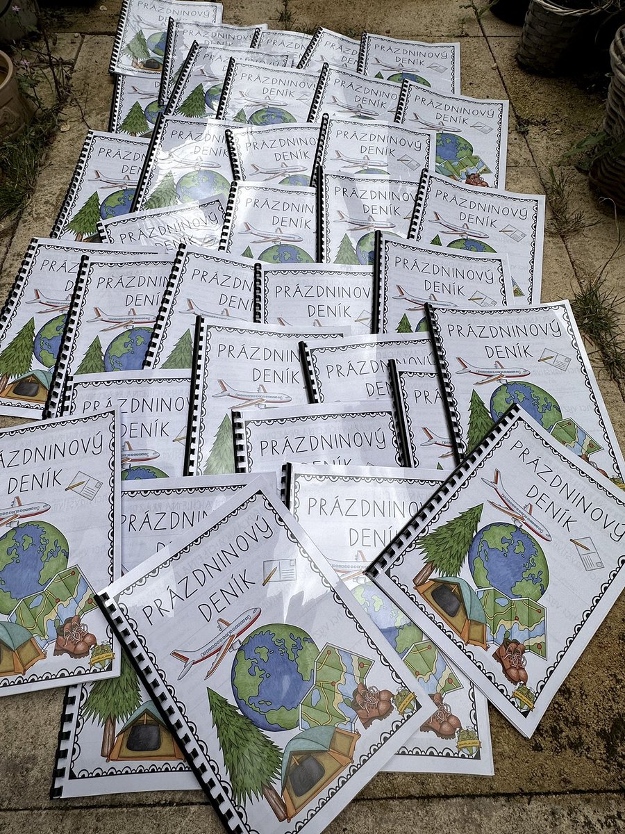 Eva_Mrs_S's tweet photo. Summer Activity booklet for my 🇨🇿 School ❤️ Only half 🙈 Continued tomorrow ☺️ #summeractivitybooklet #teacherlife https://t.co/gMmgNyJnYu