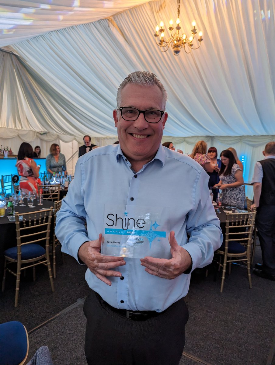A Massive Congratulations to Kevin for winning the partnership award!!!! #mseshineawards #mseteam