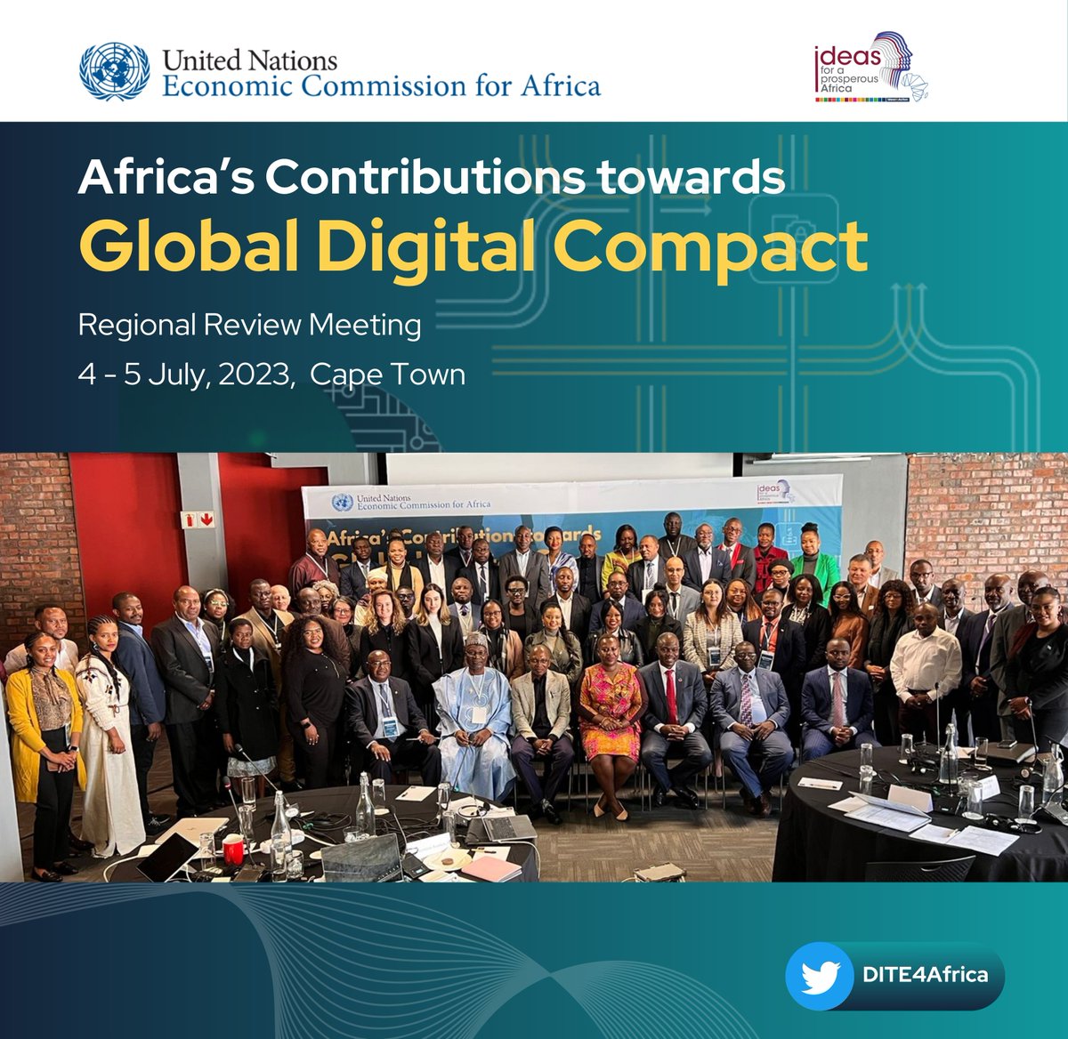 AbiyShim's tweet photo. Top on the agenda during this week's regional review meeting on Africa’s Contribution to #GlobalDigitalCompact.  

🌐Infrastructure Dev't &amp; Access  
🏢 Digital Public Goods &amp; Commons  
🔐Data Protection &amp; Human Rights  
📚 Digital Skills building 

📝👉🏽 https://t.co/zJOX3aXhTk https://t.co/PJzkeIP3lm