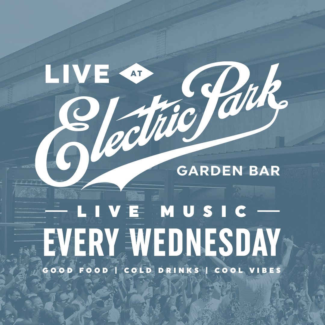 See you in Electric Park! Music from Nick & Julie Nave from 6-8 pm.