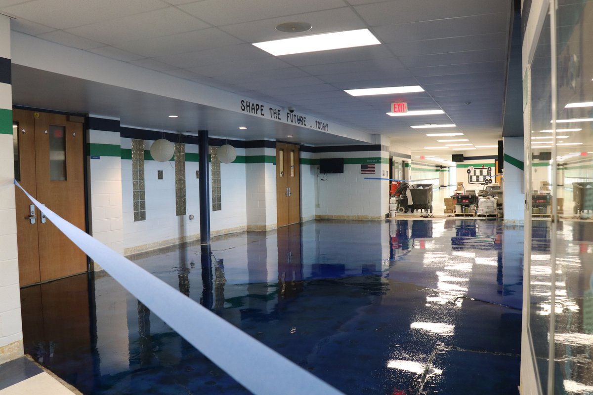 rockwoodschools's tweet photo. Thank you to our Rockwood Facilities team and crews who are completing maintenance projects around the district this summer!

Large-scale flooring projects are underway at Green Pines and Selvidge, funded by the 2017 bond issue passed by Rockwood voters. #ForwardwithEfficiency https://t.co/K9isHQFoW9