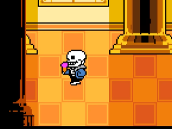 Undertale Deleted Scene of Sans Eating Ice Cream Shared - Siliconera