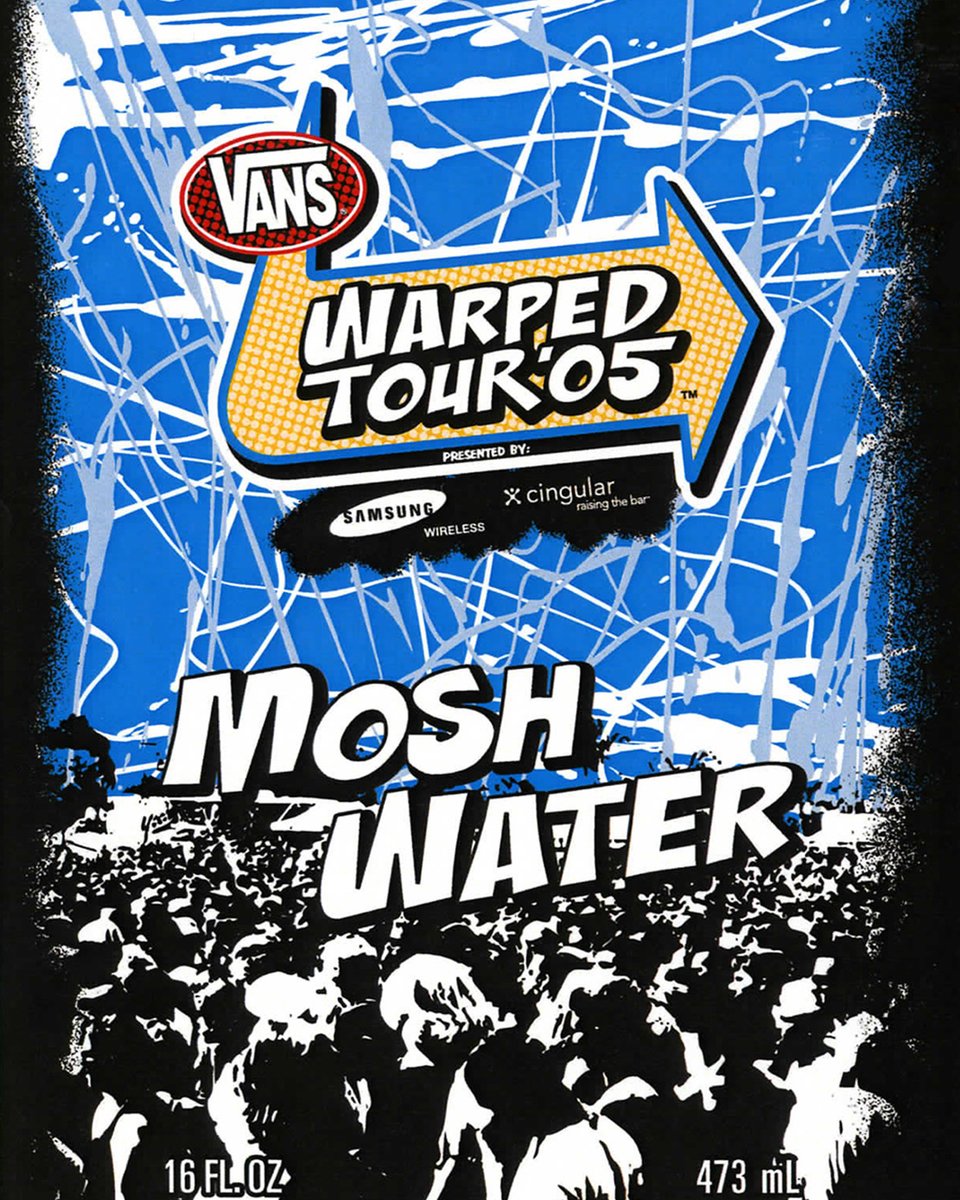 TourWater's tweet photo. Recognize this artwork? The 2005 Tour Water x @vanswarpedtour can design. If you’ve still got this can in hand, post a shoutout and tag @monstertourwater!
#availablenow #monstertourwater #vanswarpedtour #tourwater #originalbackstagewater #punk #punkshows #straightupwater https://t.co/cBqGDZv4OS