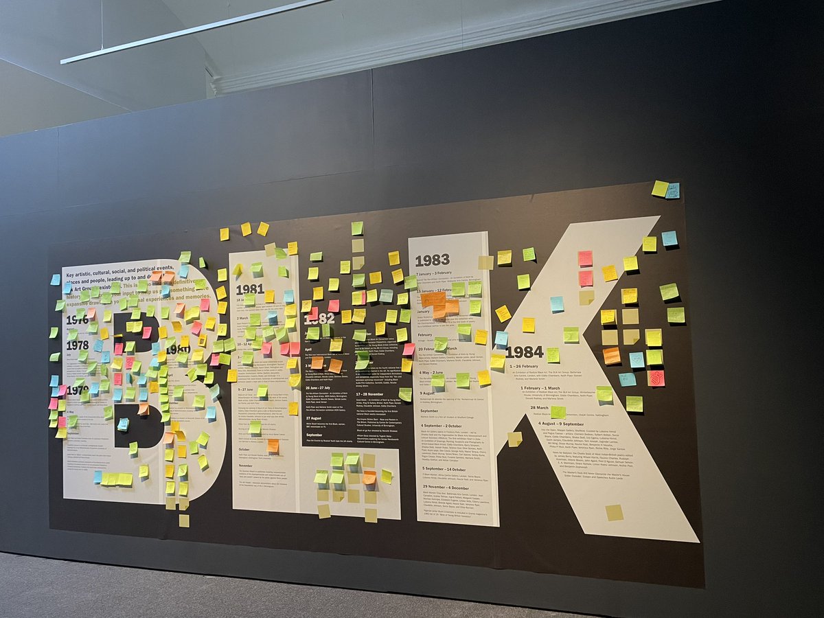 The more things change… showed art from founder member artists of the Blk Art Group, formed in 1979 to question what black art was, its identity and what it could become in the future. So great to see it, convos with <a href="/museum_detox/">Museum Detox</a> and <a href="/WolvArtGallery/">Wolverhampton Art Gallery</a> See it there until 9th July