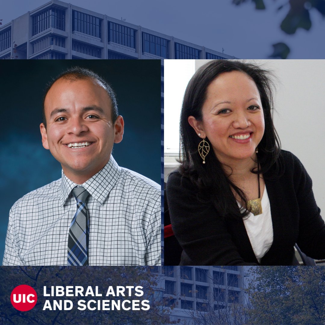 Congratulations to #UICLAS faculty Fredy González (Associate Professor of Global Asian Studies and History) and Anna Guevarra (Professor and Director of Global Asian Studies) for being recognized with the 2023 Silver Circle Award for Excellence in Teaching!