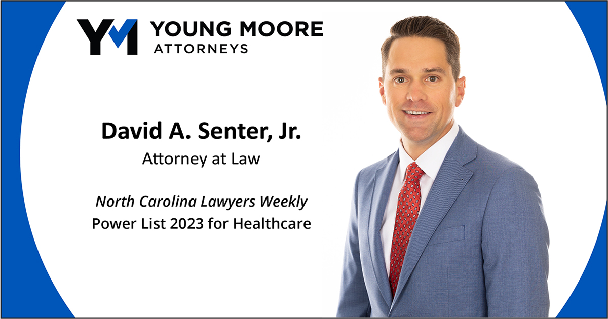 Congratulations to <a href="/dasenterjr/">David Senter</a> for being named to North Carolina Lawyers Weekly 2023 Power List for Healthcare. Learn more here: lnkd.in/g5D4UkWY #healthcarelaw #hipaacompliance #DataPrivacy
