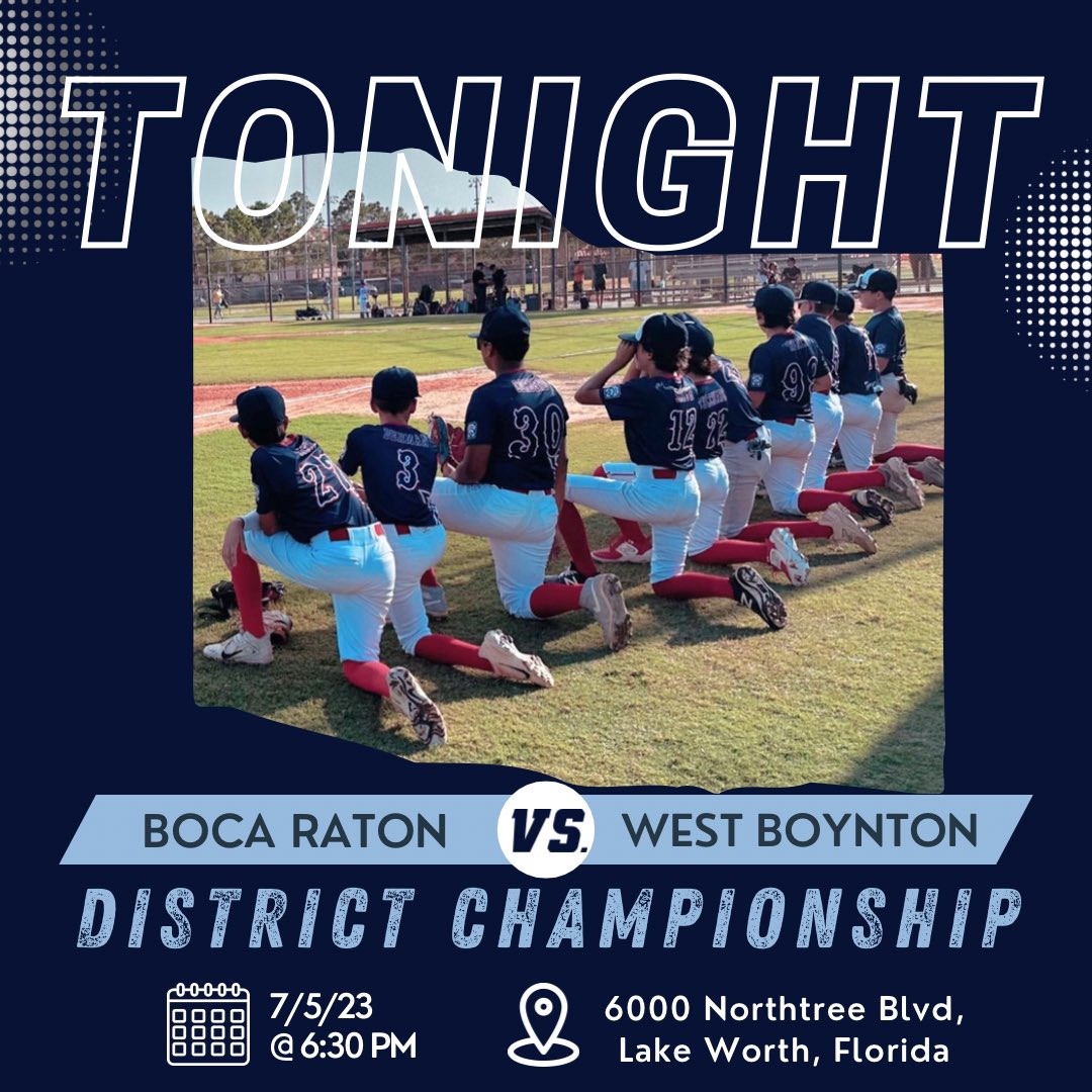 Boca Raton Little League (@bocalittleleag) on Twitter photo 