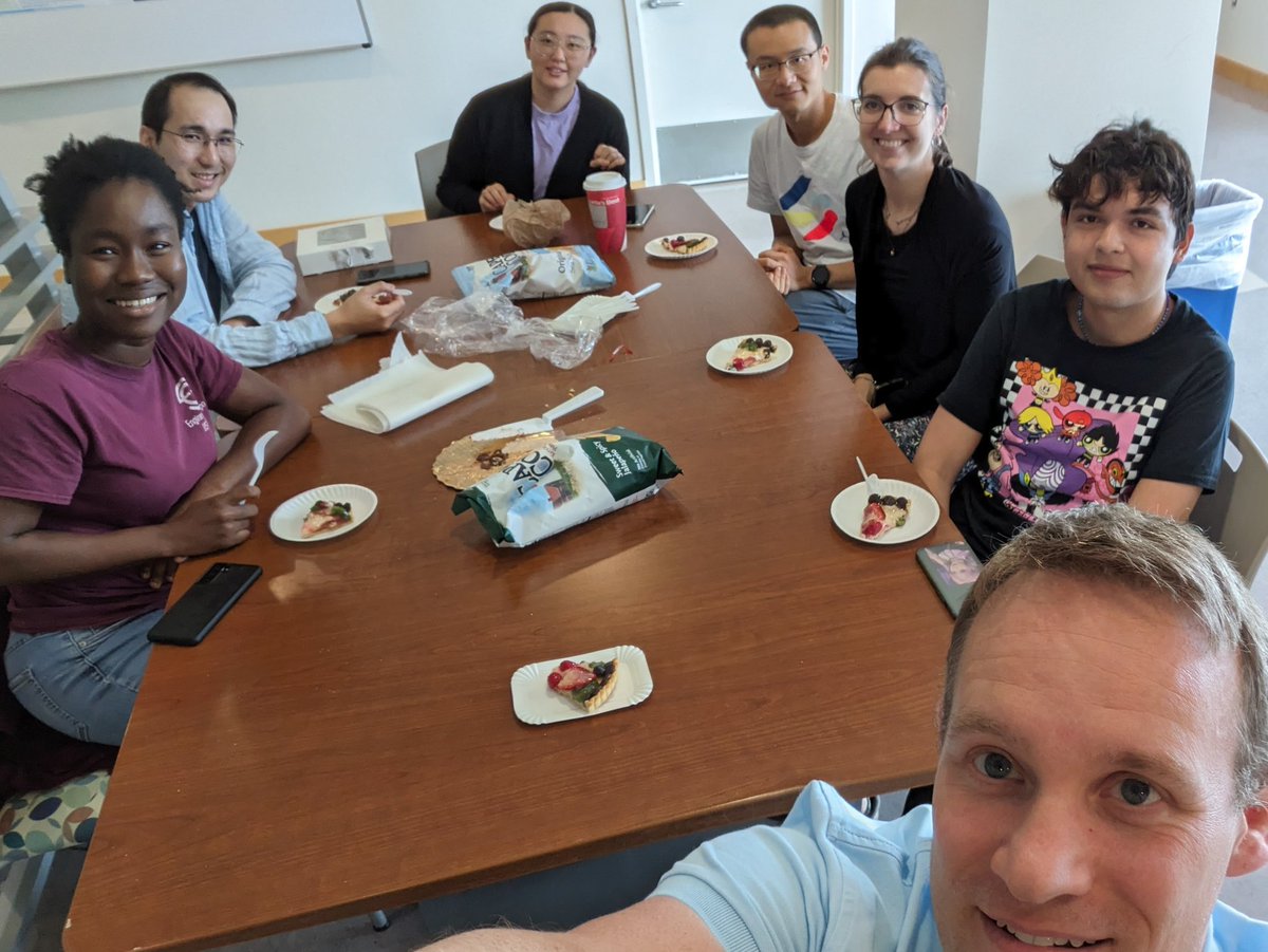 Tenure went into effect July 1st. Thanks to my lab for the celebratory cake