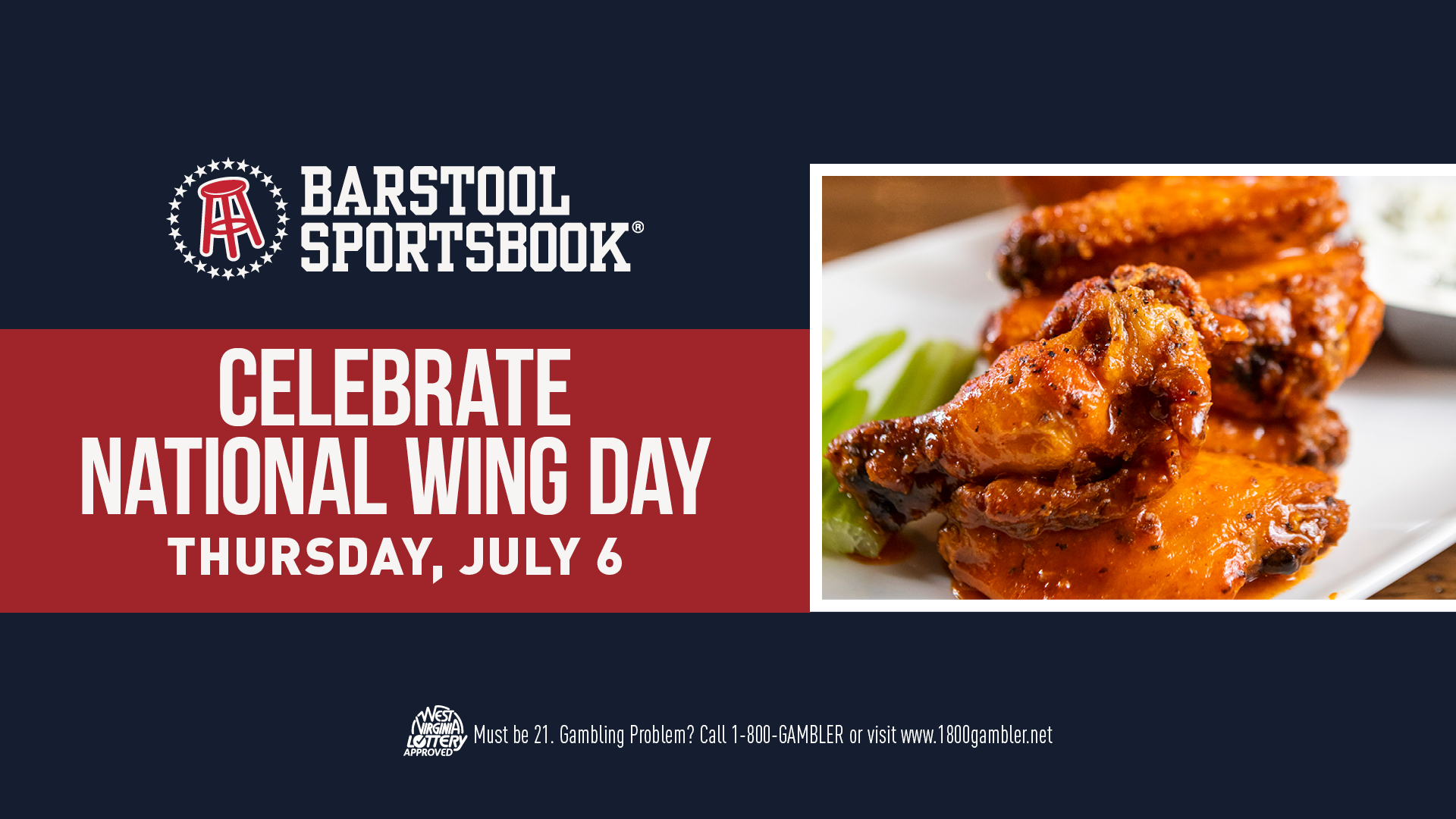 Hollywood Casino at Charles Town Races on Twitter "Buy 12 traditional wings at Barstool