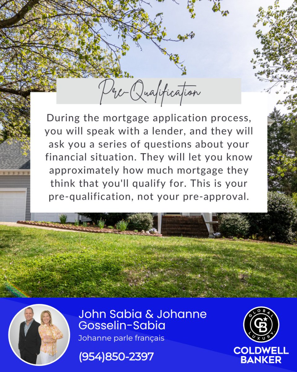 JohnSabiaRealtr's tweet image. 🏠🔍 Pre-qualification estimates, 📊 pre-approval confirms. 
Know the difference for a successful home-buying journey! 💯💰 
#HomebuyingTips #PreQualificationVsPreApproval #HouseHunting #sabiateamrealestate