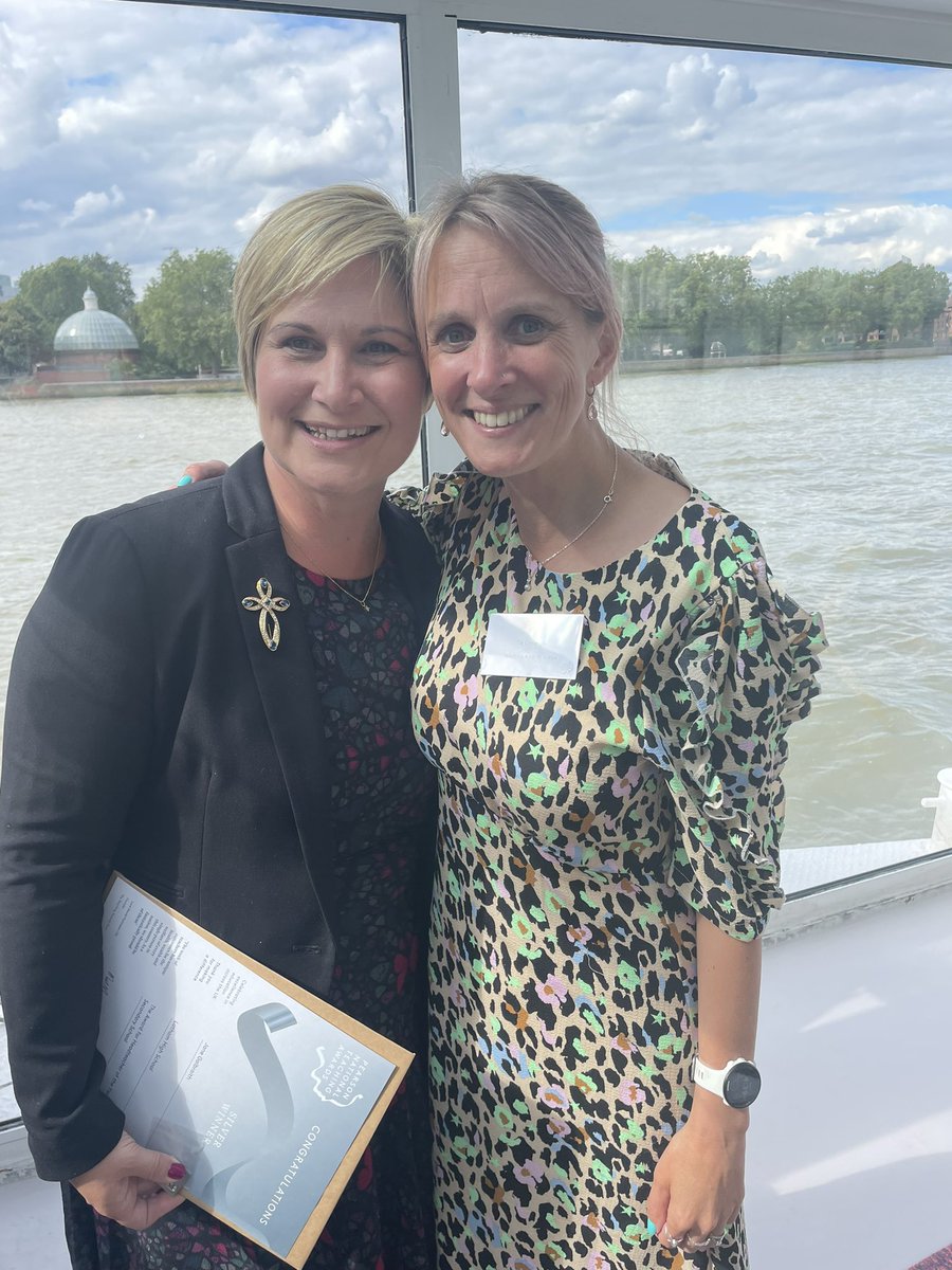 LathomHead's tweet photo. I was so proud to be well enough to attend the @TeachingAwards Silver Award Winners Afternoon Tea on the Thames this afternoon. What a fabulous event - so many educators with so much to be proud of 😍 #ThankATeacher https://t.co/ATCs9gjMUY