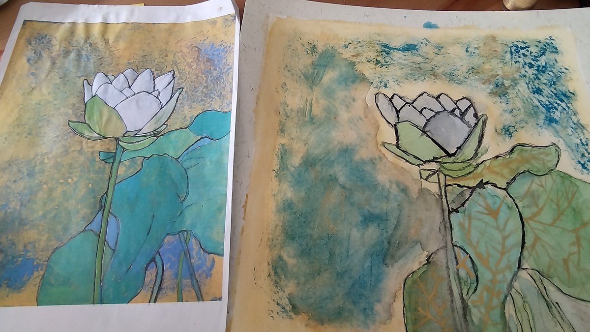 ShaunFarrelly's tweet photo. Spent an afternoon trying to do some Japanese painting with help from Floating Art. I'll let you guess which one is the real one and which one is mine
#JapanesePainting #Japanese #Painting #FloatingArt #GrubMCR #MCR #Manchester #Art https://t.co/gOUjlVVaYD