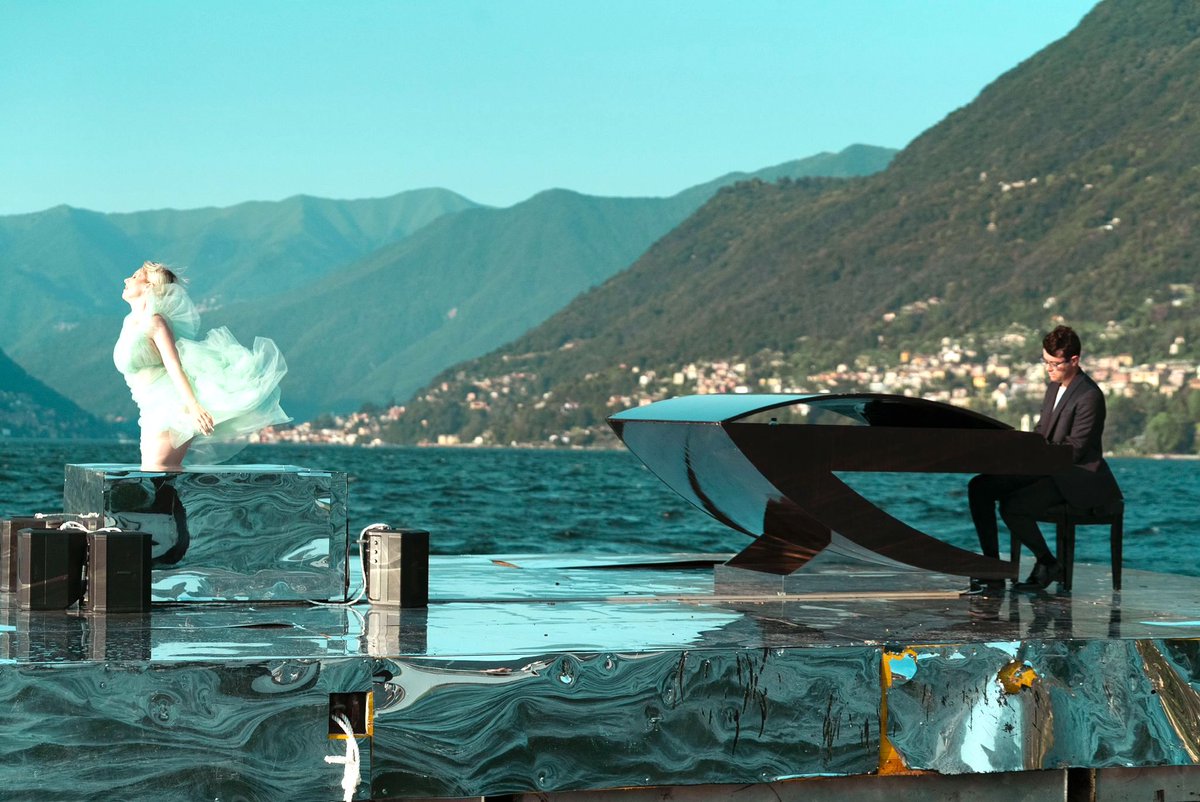 PolyseumArt's tweet photo. The wind and the waves intertwined with the magic of music and dance... Floating Waves Concert took place on June 23rd, in the opening of 
Lake Endless Joy Festival, a destination festival curated by @Ale_Martire, with @PolyseumArt among its partners. https://t.co/b9CldEoS6P